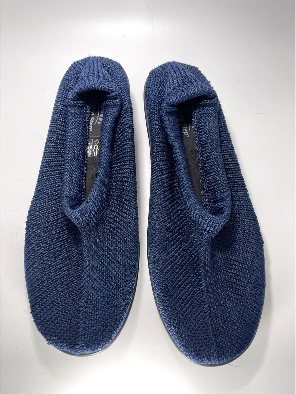 NWOB Arcopedico Spring Step Slip On Womens Sz 9/40 Blue Comfort Walking Sneakers